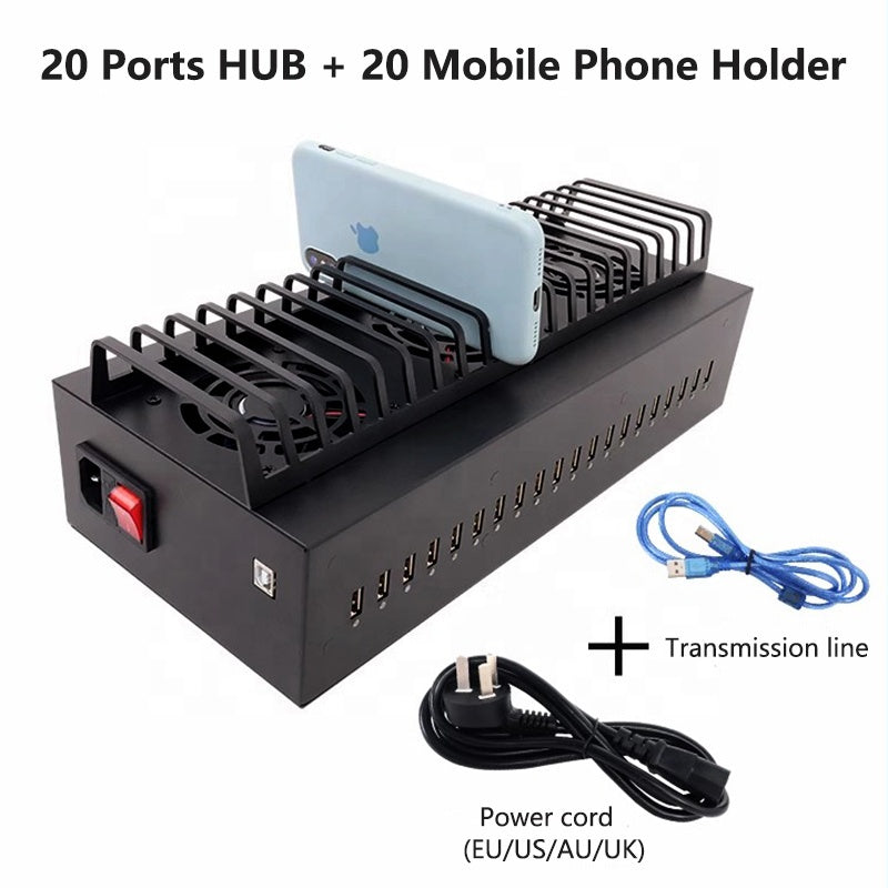 Phone Farm Control Box 20 Port USB Charging Station