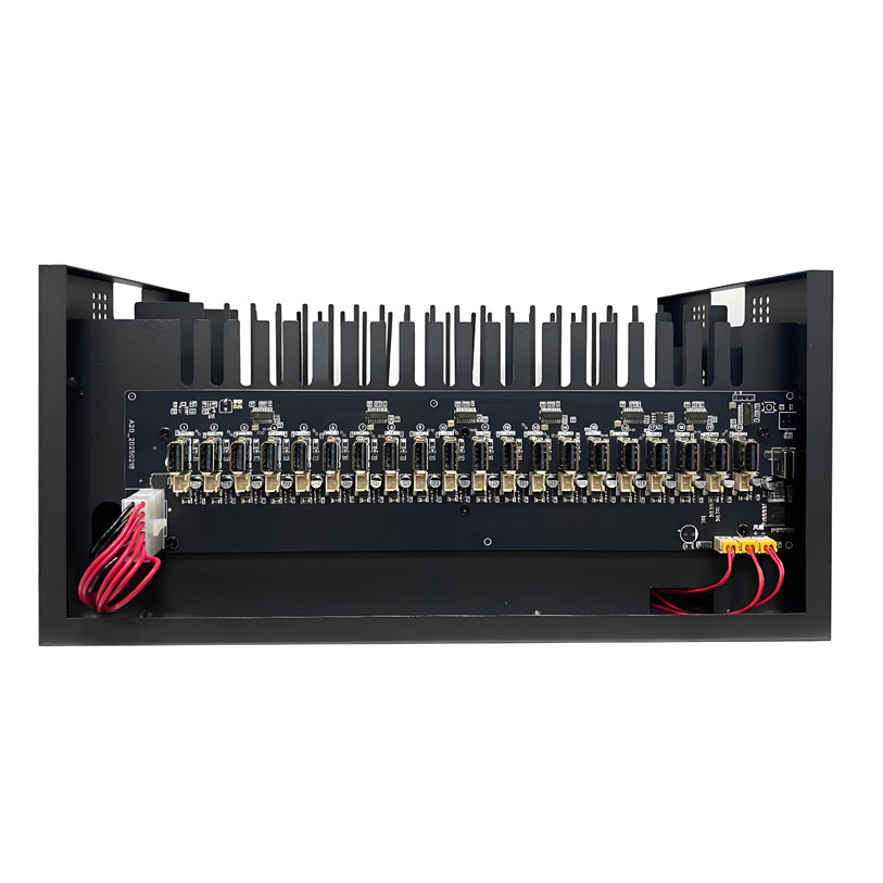 Mobile Phone Motherboard Farm 20 Port USB/Ethernet Box