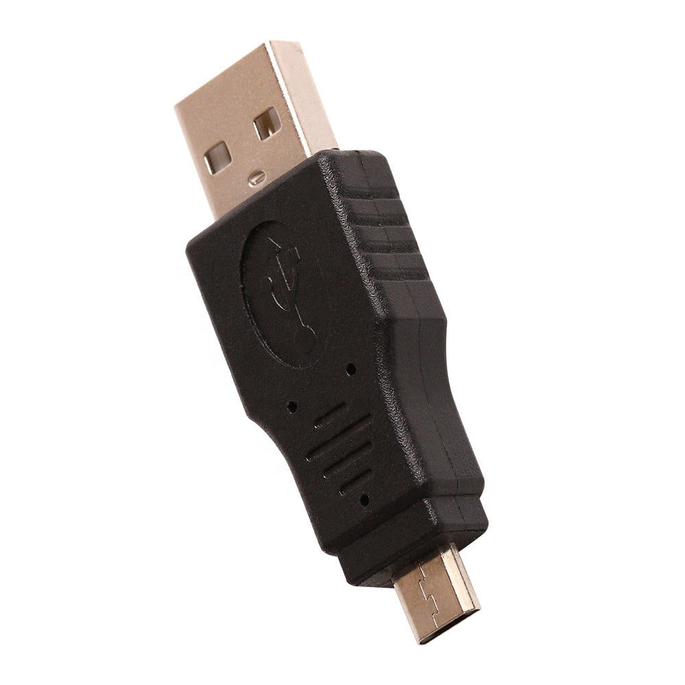 USB A to Micro USB Adapter Male to Male Data Sync Charger for Android