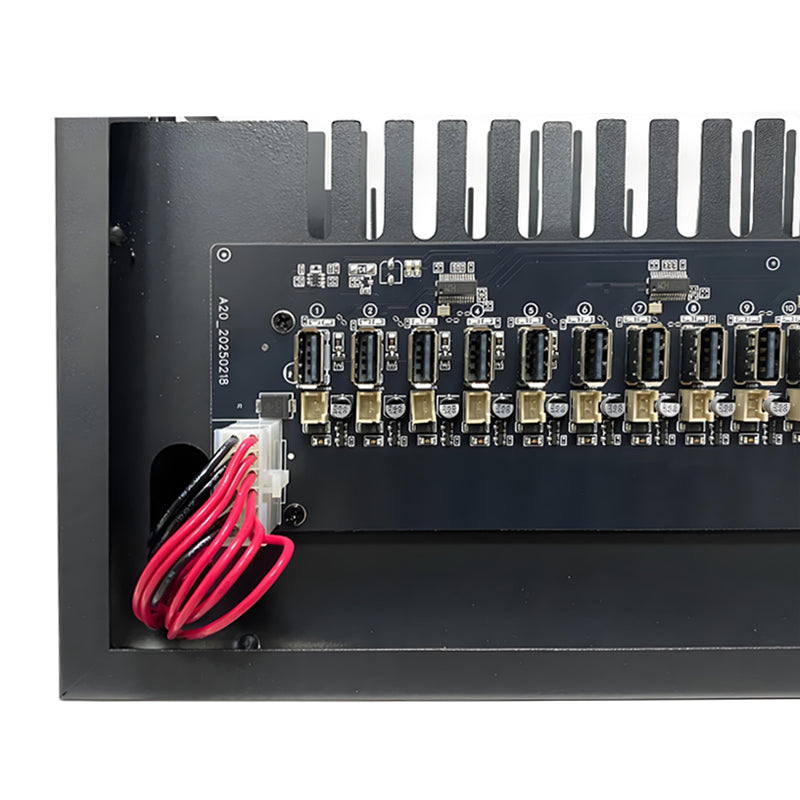 Mobile Phone Motherboard Farm 20 Port USB/Ethernet Box