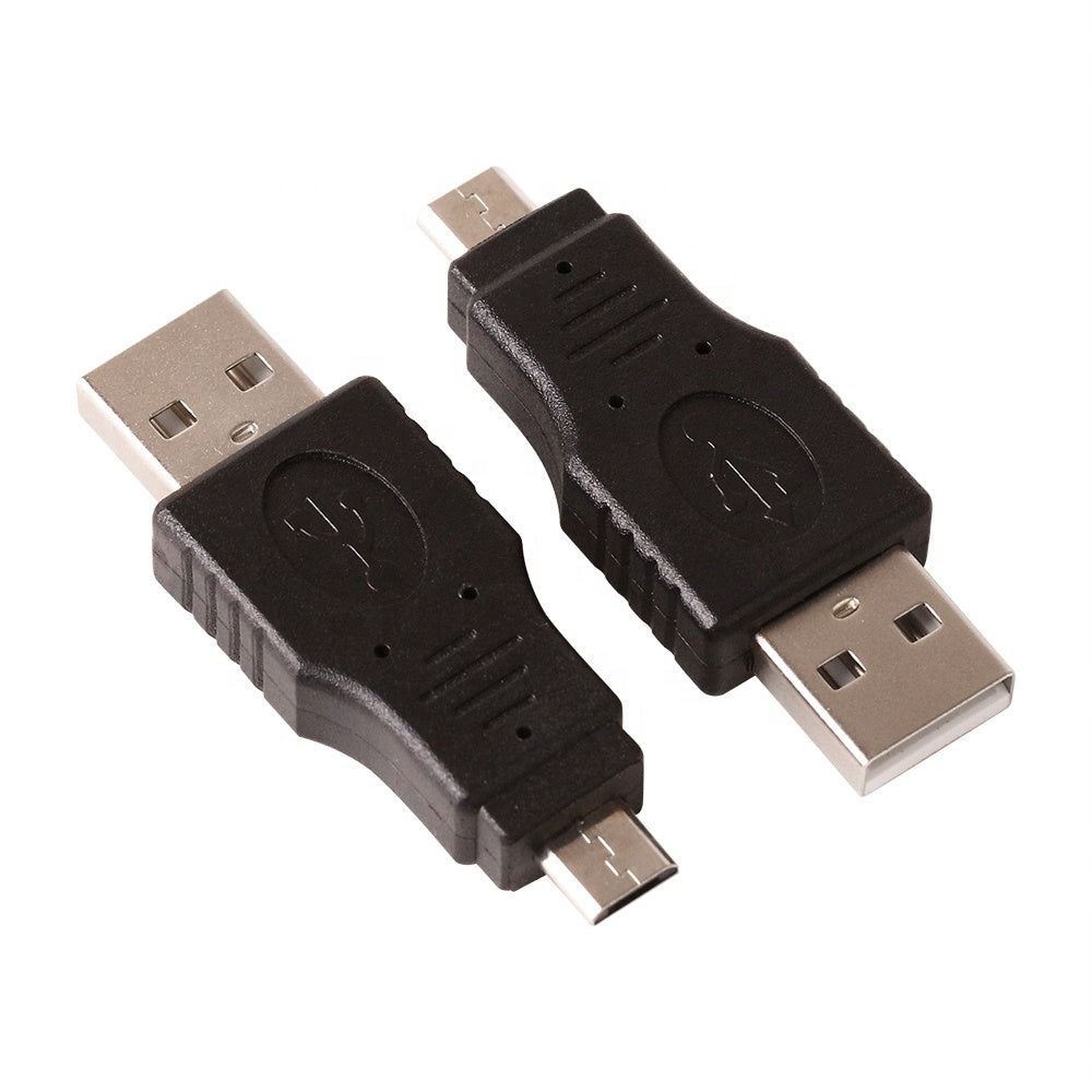 USB A to Micro USB Adapter Male to Male Data Sync Charger for Android