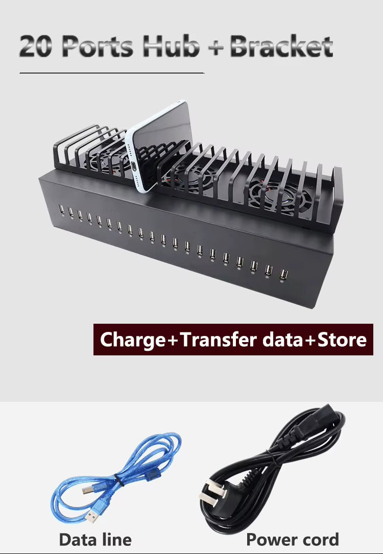 Phone Farm Control Box 20 Port USB Charging Station